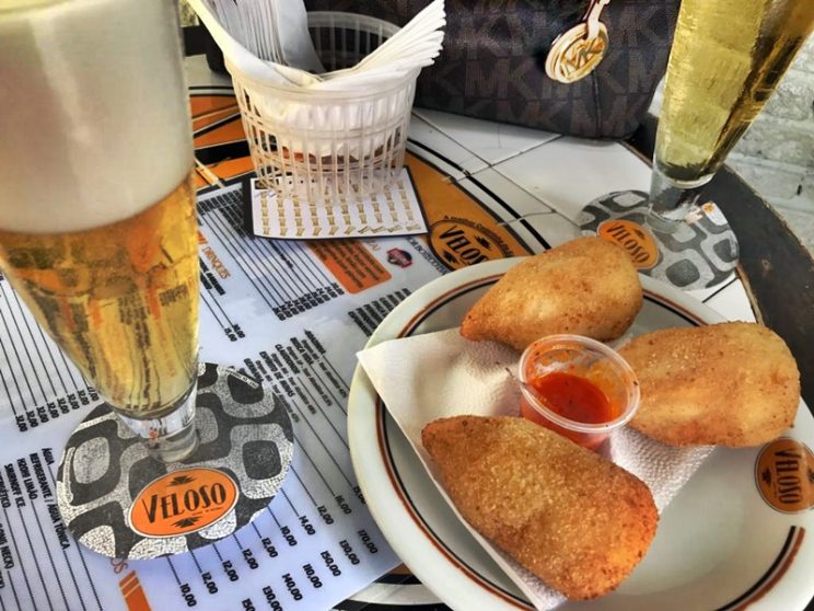 Coxinha do Bar Veloso em São Paulo