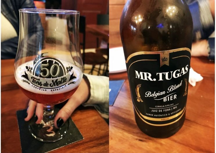 Cerveja de 50 Tons de Malte, um ótimo lugar onde comer em Tiradentes