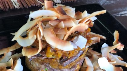 terrine de banana - Melhor restaurante de Taipu de Fora - Restaurante Maria Bonita