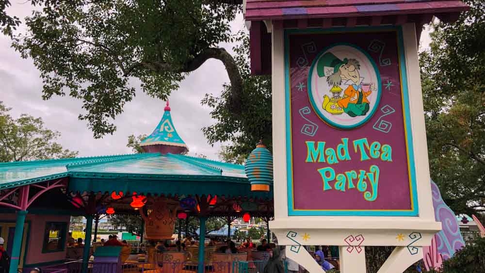 Mad Tea Party - Parque Magic Kingdom na Disney