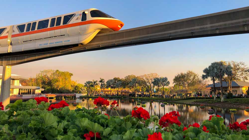 Monorail - Epcot em Orlando