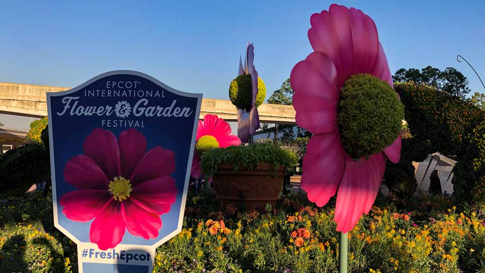 Melhor época para Disney em Orlando - Flower Garden no Epcot
