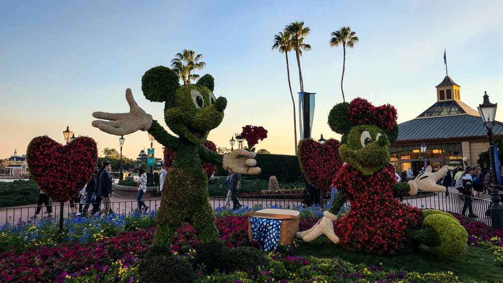 Melhor época para ir a Disney - Flower Garden Epcot