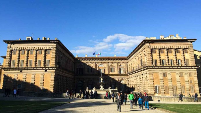 visão palazzo pitti dos jardins de boboli visão palazzo pitti dos jardins de boboli