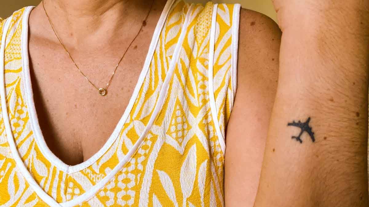 Tatuagem viagem Tatiana Prata