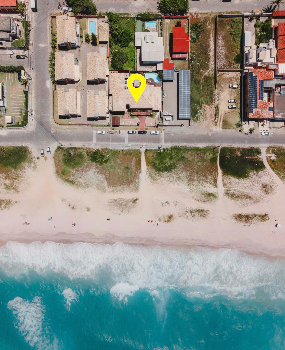 vista de cima do pier beach club