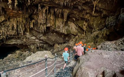 gruta do lago azul parte interna