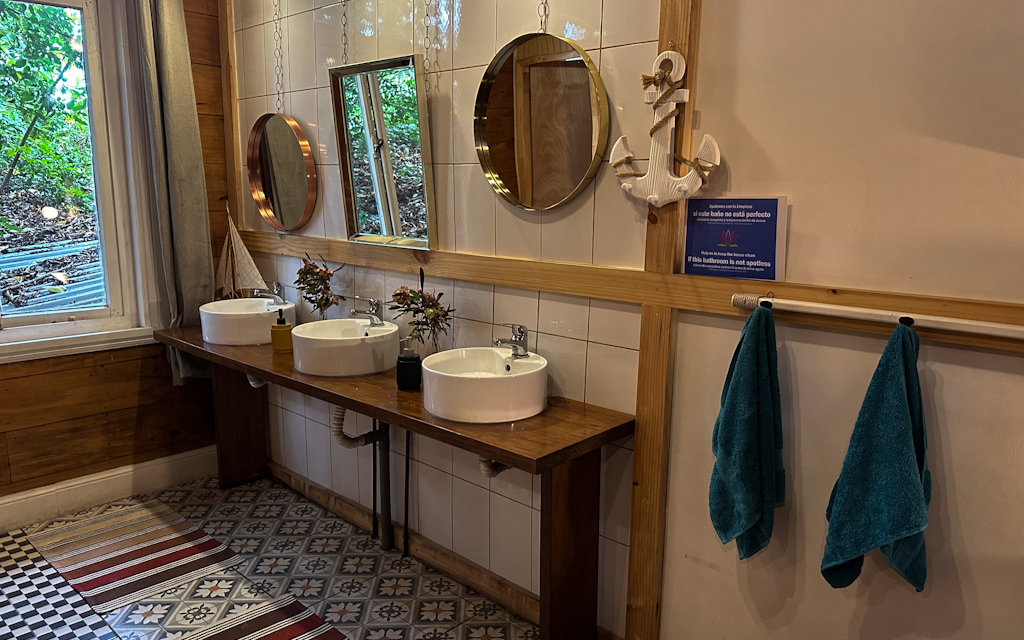 banheiro hostel mapatagonia