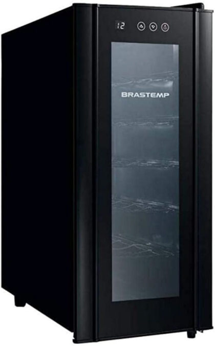 adega climatizada brastemp 12 garrafas com painel touch ideal para uso frequente